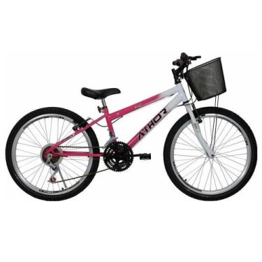 Imagem de Bicicleta Model Aro 24 18 Marchas Athor Rosa