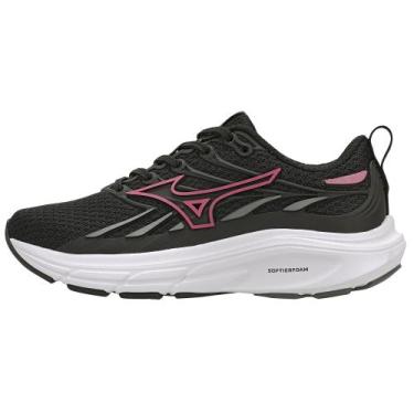 Imagem de Tênis Casual Mizuno Jet 8 Infantil, 28, Preto, Roxo