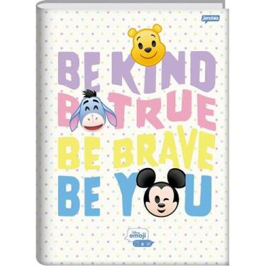 Imagem de Caderno Escolar Brochurão Disney Emoji 48Fls Jandaia Grande