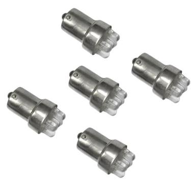 Imagem de Lampada Pisca Universal 5 Leds 1 Polo Cristal 5 Unidades - Geral