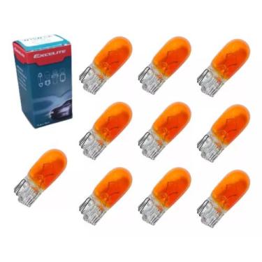 Imagem de Lâmpada Esmagada Grande Pingão Âmbar 501 A Wy5w 12v Excelite