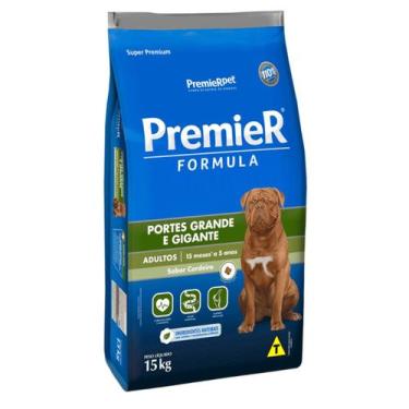 Imagem de Ração Premier para Cães Adultos Raças Grandes Cordeiro 15Kg