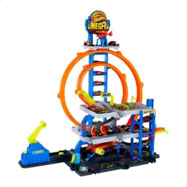 Imagem de Hot Wheels Pista Garagem Mega Lopp JBM74 - Mattel