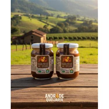 Imagem de Doce de Leite Orgânico com Caramelo de Café - 2 Potes de 300g - Do Pé 