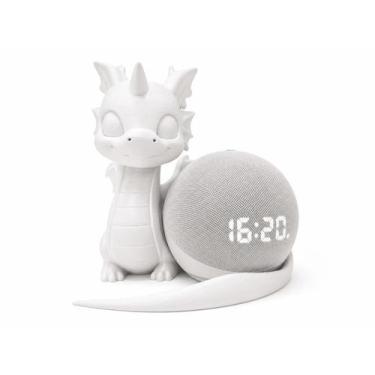 Imagem de Suporte para Alexa Echo Dot Dragão Baby - 3D Think BR, Branco