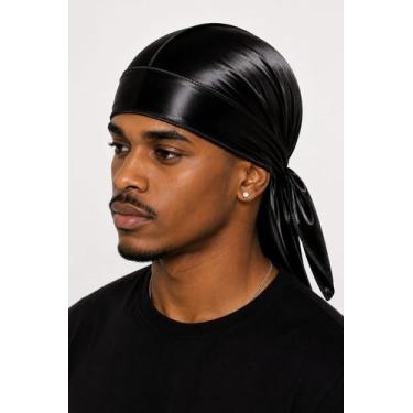 Imagem de BANDANA Dureg de Cetim Premium Unissex (Preto)