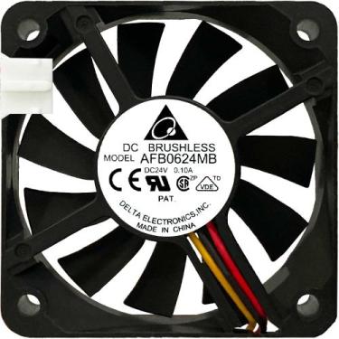 Imagem de Ventoinha AFB0624MB 24V 2.40W 0.10A 3L 3P 60X60X15MM C2 - Delta