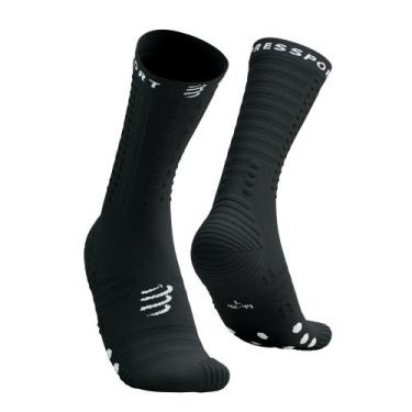 Imagem de Meia de Compressão Cano Medio 2.0 Aero Socks Preto Branco - Compresspo