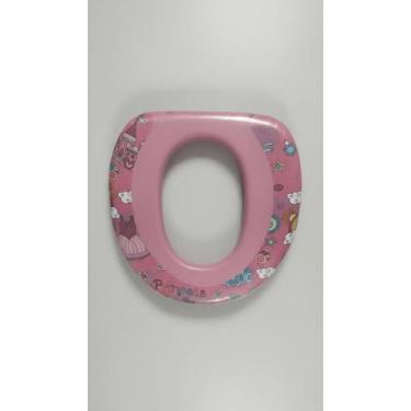 Imagem de Assento Redutor Infantil Macio Desfralde Rosa - Congratulations Store