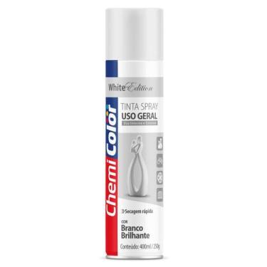 Imagem de Tinta Uso Geral Chemicolor Branco Brilhante 400ml 250g