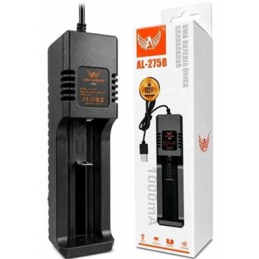 Imagem de Carregador De Pilha E Bateria Inteligente USB Carga Rápida - Altomex