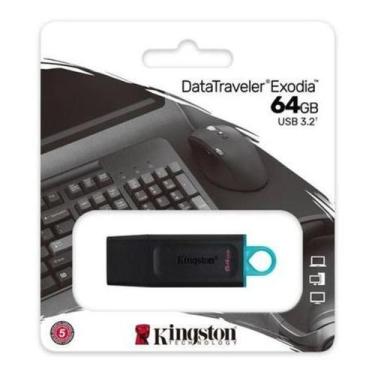 Imagem de Pen Drive 64GB Kingston DTX/64GB Exodia 3.2 USB