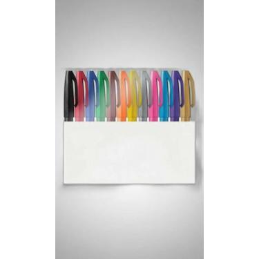 Imagem de Kit Caneta Pincel 12 Cores Ponta Flexível Lettering - Congratulations 