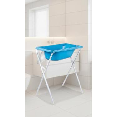 Imagem de Banheira Infantil com Suporte Dobrável e Mangueira 25L - Congratulatio