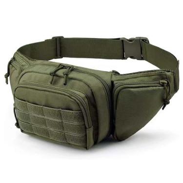 Imagem de Pochete Shoulder Bolsa de Cintura Modular Cor:Verde - OEM, Verde