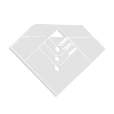 Imagem de Régua Fio De Cabelo Para Perfuração De Ilhós Para Elástico