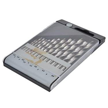 Imagem de Brocas de perfuração de metal, prata broca helicoidal de alta precisão 135 ° ponta para madeira de plástico