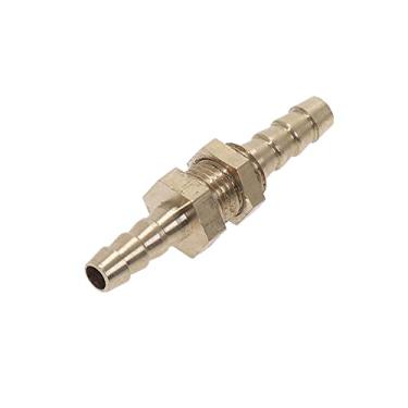 Imagem de Tubo de cobre 6 8 10 12 14 16 mm ID Mangueira Barb Anteparo Tubo farpado Adaptador de conector de encaixe de tubo para gás combustível Água, 6 mm