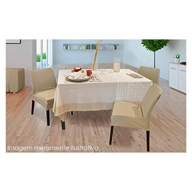 Imagem de Kit 4 Capa de Cadeira Master Lisa Caqui Sultan