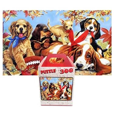 Imagem de Quebra-cabeça decorativo pintura Pets Felizes de 300 peças