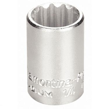 Imagem de Soquete Estriado em Aço Cromo Vanádio 10 mm - Encaixe 1/4" Tramontina