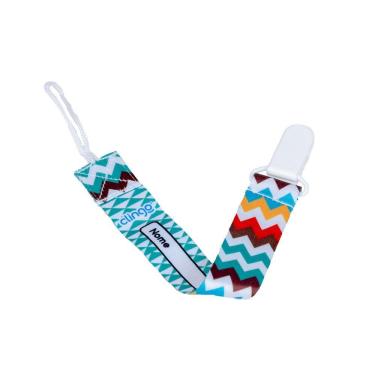 Imagem de Prendedor De Chupeta Zig Zag Colorido 2M+ Clingo C0109
