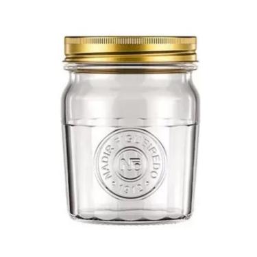 Imagem de 1 Pote Americano Mantimento Café Vidro Vintage 500ml Nadir