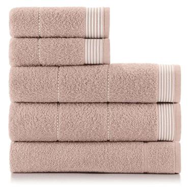 Imagem de Jogo de Toalhas 5 Peças Scala -Rosa Mauve - Altenburg