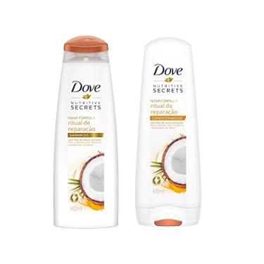 Imagem de Kit Shampoo + Condicionador Dove Nutritive Secrets Ritual de Reparação 400ml