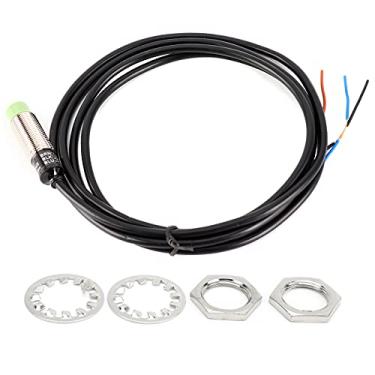 Imagem de Interruptor de aproximação indutivo sensor de proximidade cilíndrico 3 fios equipamento de controle de energia industrial 10 a 30 VCC (PR12-4DN2)