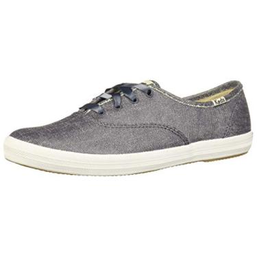Imagem de Keds Tênis feminino Champion Matte Metallic escovado, Azul, 6.5