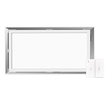 Imagem de Fã exausto Ventilador de ventilação com LED Iluminação, combo de iluminação de ventilação de teto integrado, 30 × 60 cm de alumínio de alumínio da cozinha de 60 cm Ventiladores de ventilação