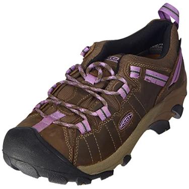Imagem de KEEN Targhee II Tênis feminino de caminhada impermeável de altura baixa, Timberwolf/lavanda inglesa, 40