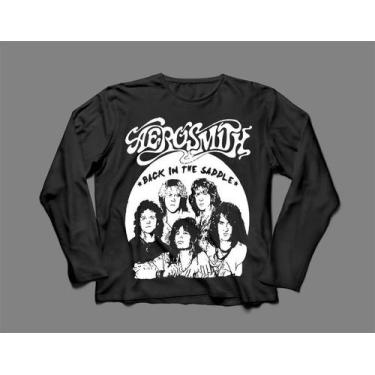 Imagem de Camiseta / Camisa Manga Longa Masculina Aerosmith Hard Rock - Ultravio