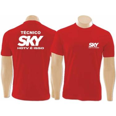 Imagem de Sky Hdtv Camiseta Técnico Vendedor Sky - Rodrigues Stampas