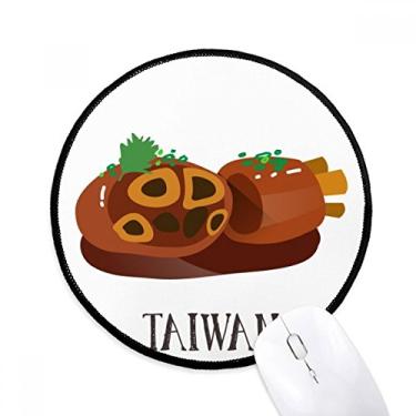 Imagem de DIYthinker Cobra, intestino grande, Taiwan, viagem, mouse pad, mesa, escritório, tapete redondo para computador