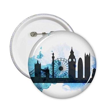 Imagem de Ponte da Torre de Londres, Alfinetes de Inglaterra, Emblema, Botão, Decoração 5 peças