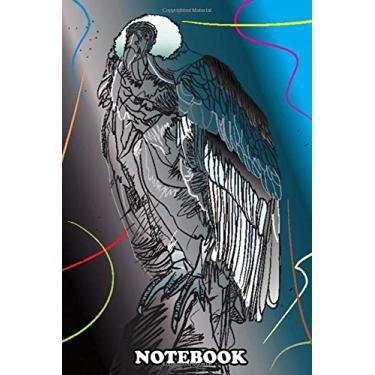 Imagem de Notebook: Digital Art Illustration Of A Condor , Journal for Writing, College Ruled Size 6" x 9", 110 Pages