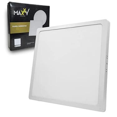 Imagem de Painel Plafon Luminária Sobrepor LED 24W Frio 6500k Bivolt Painel Plafon Luminária de teto