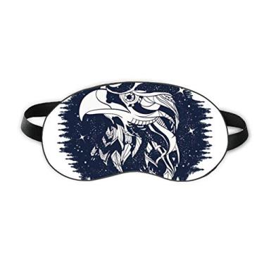 Imagem de Eagle Forest Stars Art Pattern Sleep Eye Shield Soft Night Vlindfold Shade Cover