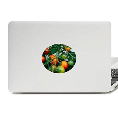 Imagem de Adesivo de notebook com imagem de árvore de fruta fresca e temperada com emblema de vinil para laptop