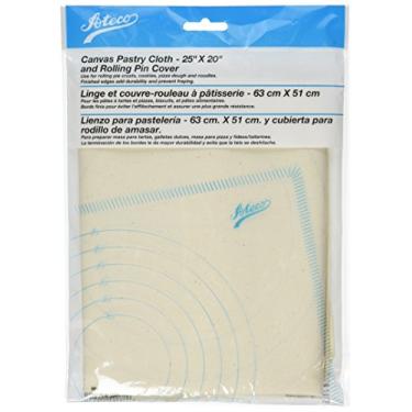 Imagem de Ateco Pano de lona para pastelaria e capa para rolo de rolo, 63,5 x 50,8 cm