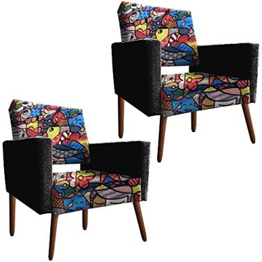 Imagem de Kit Poltronas Vanessa Romero c/Preto