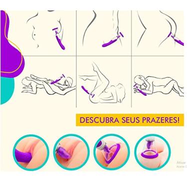 Imagem de Vibrador 4 em 1: Sugador Vaginal/Seios, Simulador de Sexo Oral e Vibrador Ponto G - Wistone - O Mais Completo e Vendido do Mundo