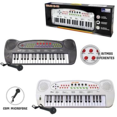 TECLADO PIANO GIRAFA MUSICAL INFANTIL SOM DE ANIMAIS 24 TECLAS BEBE BABY  BRINQUEDO com o Melhor Preço é no Zoom