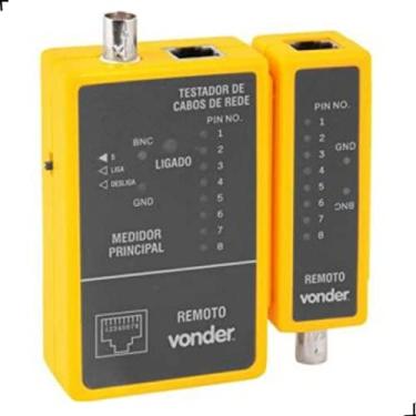 Imagem de Vonder, Testador De Cabos De Rede Rj45 E Cabos Coaxiais.