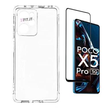 Imagem de Capinha capa para Xiaomi Poco X5 Pro + Película 3D Vidro Temperado Frontal