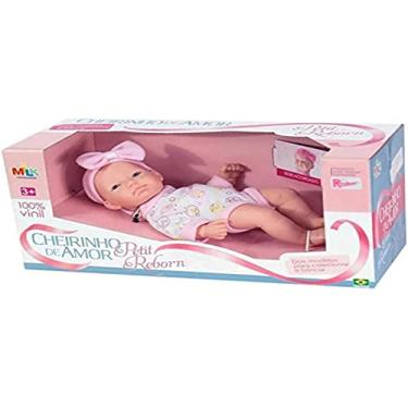 Imagem de Boneca Cheirinho De Amor, Milk, Petit Reborn, 25 cm