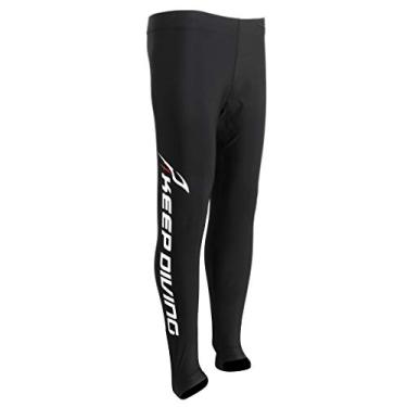 Imagem de Calça legging básica feminina masculina Rash Guard com proteção UV para natação e praia - 3GG