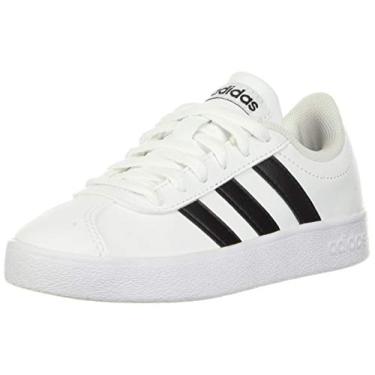 Imagem de adidas Tênis feminino Vl Court 2.0, Branco/Preto/Branco, 21